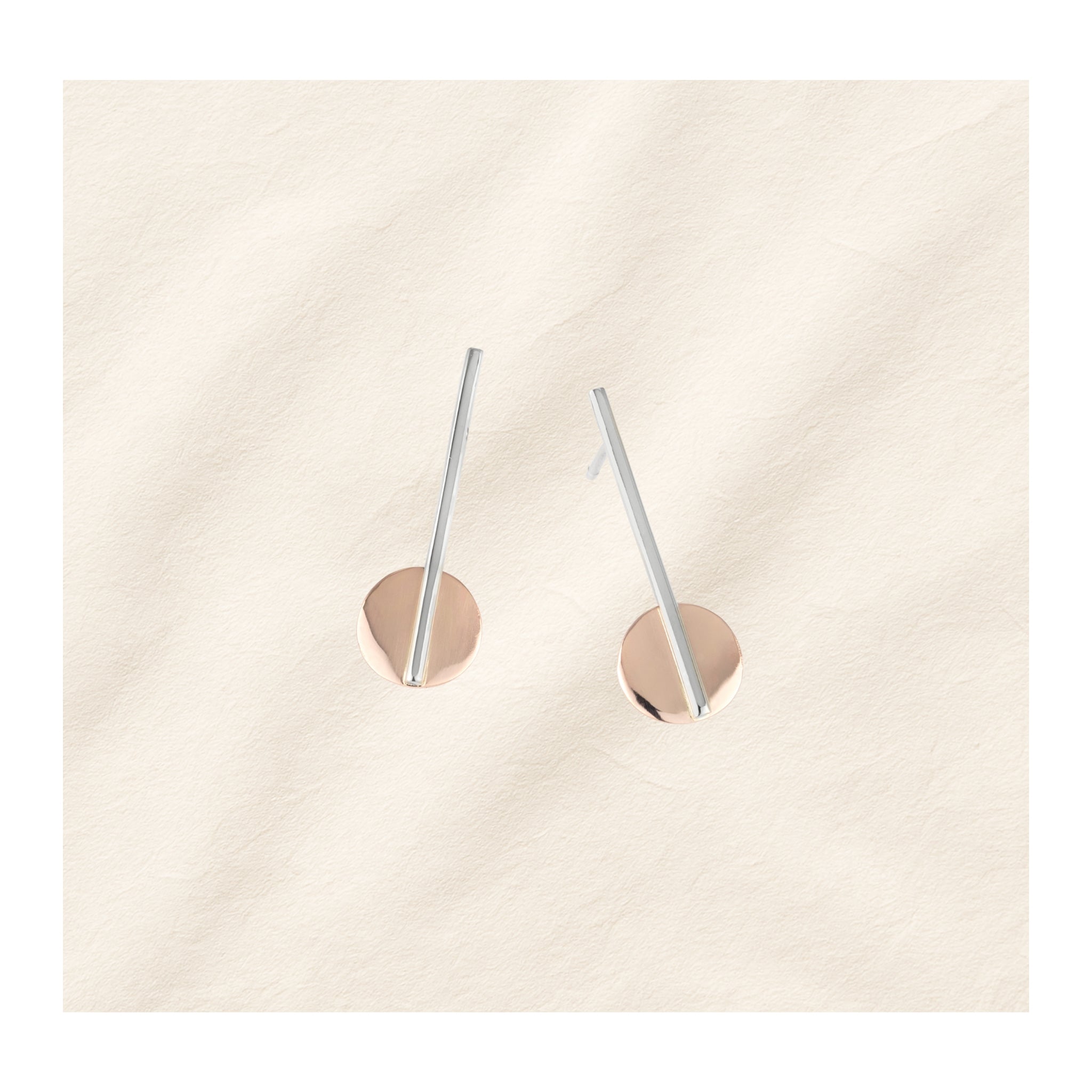 CIRCLE DROP STUDS