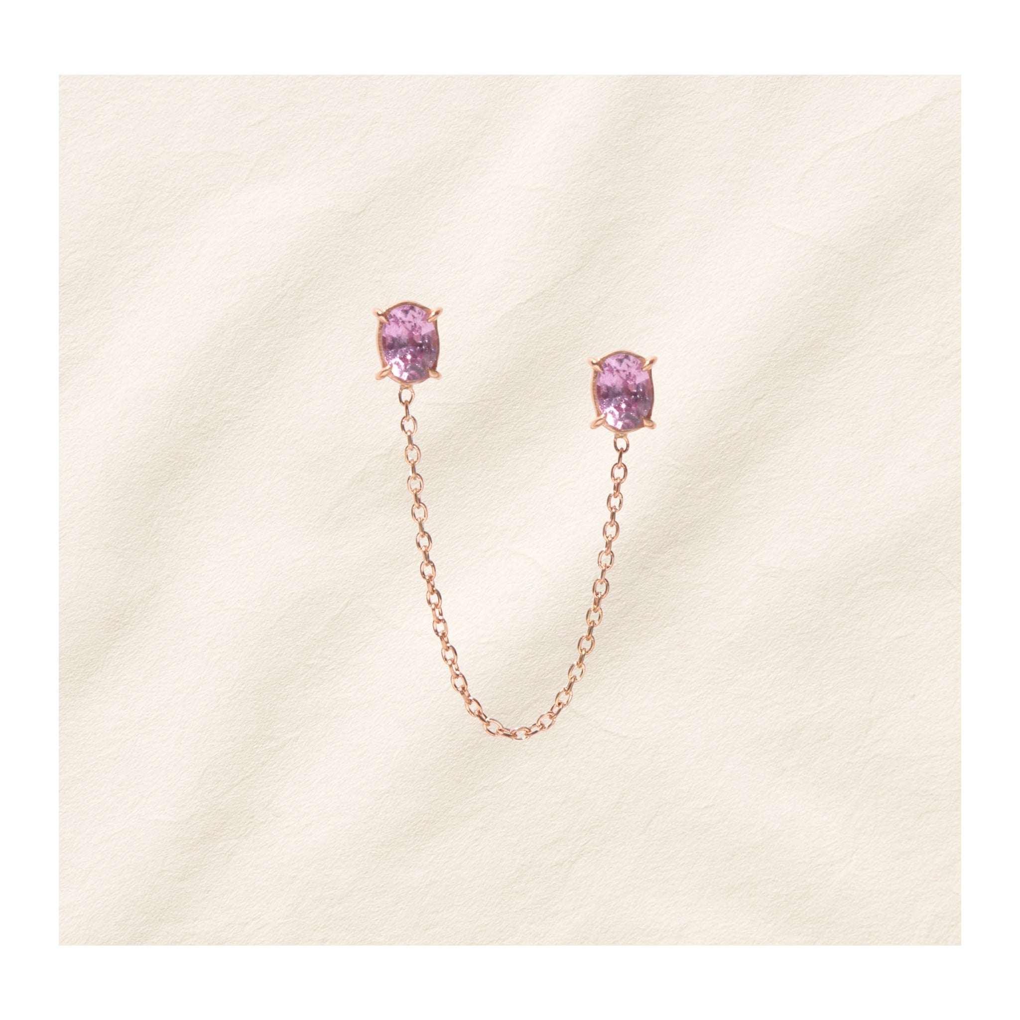 SAPPHIRE DOUBLE STUD