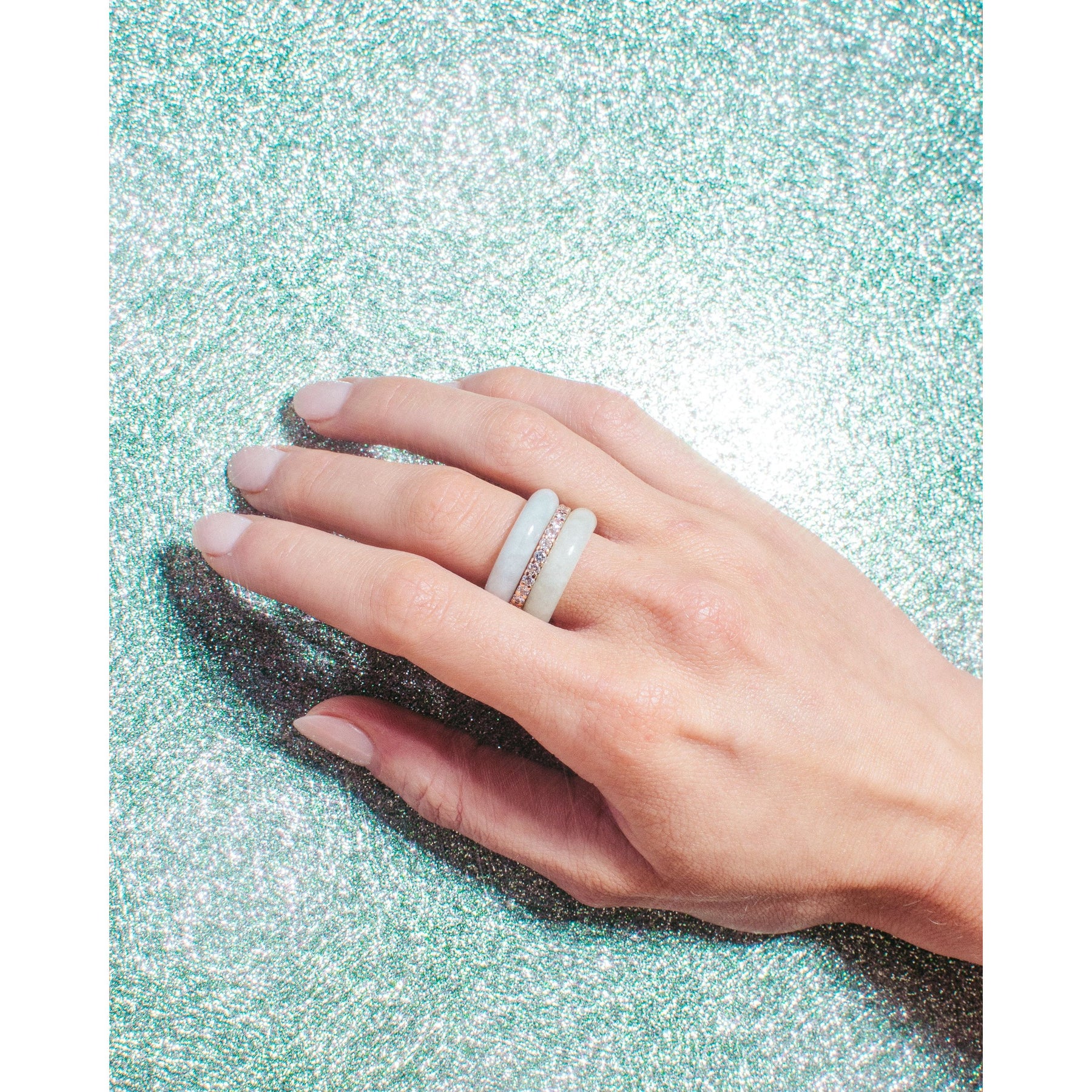 18k Yellow Gold Custom White Jade Solitaire Engagement Ring #103619 -  Seattle Bellevue | Joseph Jewelry
