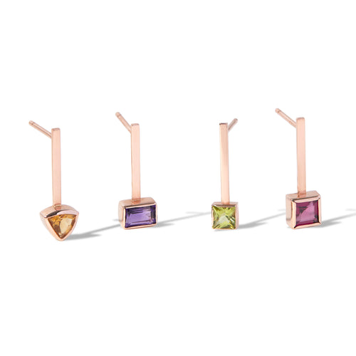 BIRTHSTONE SINGLE STUD
